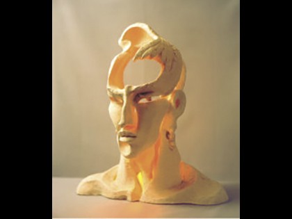 Светильник. Божество (Внутреннее свечение) керамика. Частная коллекция